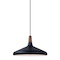 Maxim Lighting Nordic 1-Light 15.25" Wide Walnut / Black Pendant Light 11354WNBK - alternate 1